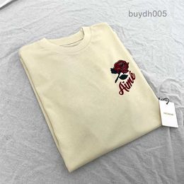 Hombres y mujeres diseñadores de camisetas de moda Leon Unisphere Rose Carta de manga corta Dore Trendy EB80