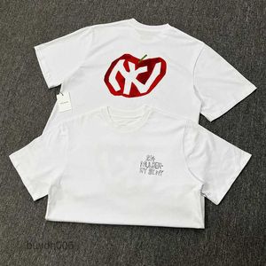 Hombres y mujeres Moda Camiseta Diseñadores Leon Dore Mulberry Artista americano Graffiti Letra Versátil Manga corta 7v71