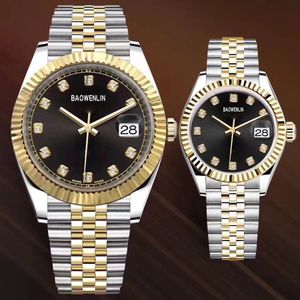 Montre mécanique entièrement automatique pour homme et femme avec mouvement mécanique 2813 anneau de dent bracelet en acier temps de marche en acier stable datejust montres-bracelets huître