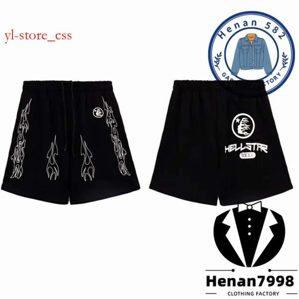 Hommes et femmes Shorts Designer Hellstar Shorts Femmes Pur Coton Mode Hellstar Court Style Couple Shorts Coupe Ample Top Qualité Prix de gros 5869