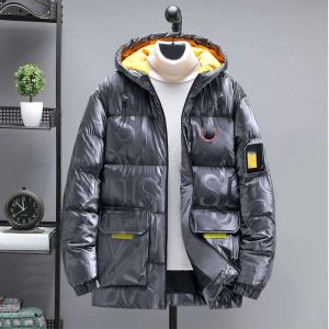 Mannen en vrouwen hetzelfde paar Goose Down Jacket Silicone Casual Designer Style Winddichte gewatteerde jas 2023 Sailormoon Undefined Lallemen Solid Color Top High High High