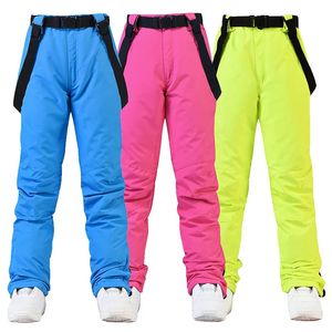 Men and Women Winter Outdoor Ski Pants Windproof Waterproof Warm Breathable Snowboarding Snow Sports Bibs 231221