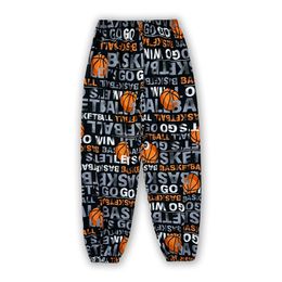 Mannen en vrouwen met dezelfde lente en zomer dunne casual broek basketbal willekeurige print kan dragen thuis airconditioning broek strand zonnebrandcrème broek