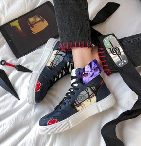 Hommes anime itachi occasionnelle sasuke toile hashirama baskets kakashi cosplay chaussures femmes c03092603650