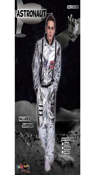 Trajes de Cosplay de astronauta para hombre, ropa espacial para Halloween, Disfraces para mujer, ropa de fiesta 3716552