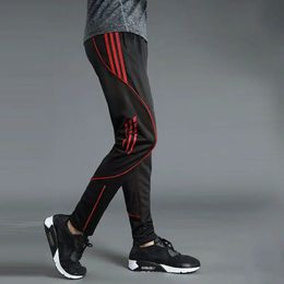 Men Autumn Casual Sports Pants Printzakken Elastische taille Losse snelle drogen fitness Running Basketball Training Trousers 240321