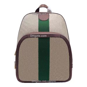 herenrugzak Canvas schooltas met hoge capaciteit Designer Lattice handtassen Echt lederen bekleding Mode Luxe reistas voor dames