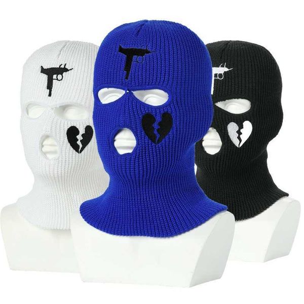 Hombres Balaclava Mask Hat Invierno Invierno Traso, Gorros para el viento, Bonnet, unisex Caps Women Sports Halloween Party Gifts Accesorios 230920