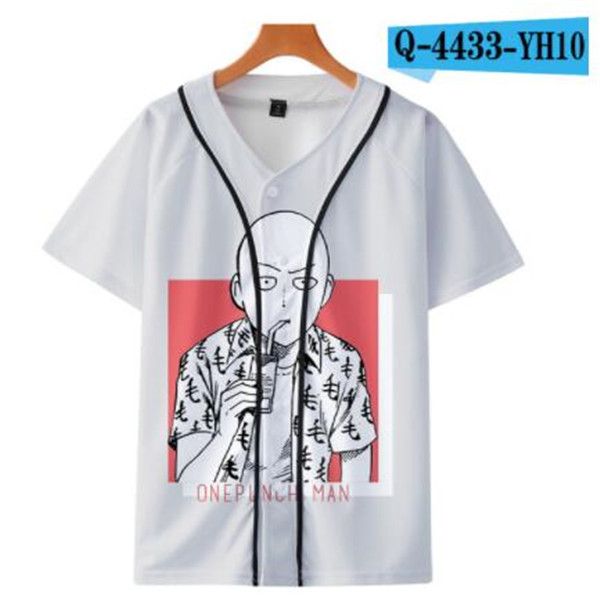 Hommes Base ball t-shirt Jersey été à manches courtes mode t-shirts décontracté Streetwear à la mode t-shirts en gros S-3XL 069