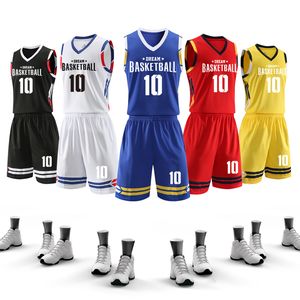 Men de basket-ball Jersey Uniforme Poylester personnalisé Définit la chemise Brepwant 220520