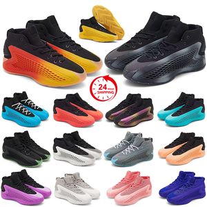 Chaussures de basket-ball masculines ae 1 meilleur de Stormtrooper All-Star The Future Velocity Blue Grey Men avec AE1 Love New Wave Coral Anthony Edwards Mens Training Sports Sneakers