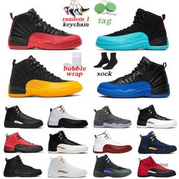 chaussures de basket-ball pour hommes Dark Concord University Gold Gamma Blue 12s baskets de sport pour hommes taille 7-13 J jorda jordon