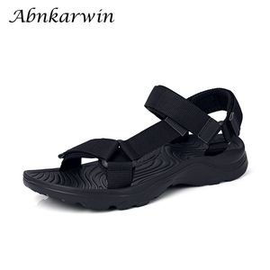 Mannen strand sandalias zomer casual ademend zwart heren sandalen open schoenen Hombre Sandal Man Sandles Mens Plus