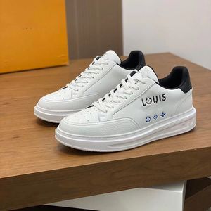 Men Beverly Hills Casuals Schoenen Dikke bodems lopende sneaker Paris Classic Leather Elasticd Band Low Top Designer Run Walk Casual Athletic Shoes Trainer 38-45 5.17 04