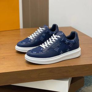 Men Beverly Hills Casuals schoenen Dikke bodems lopende sneaker Paris Classic Leather Elasticd Band Low Top Designer Run Walk Casual Athletic Shoes Trainer 38-45 5.17 01