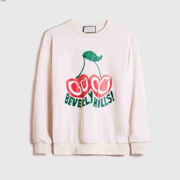 Heren Beverly Hills Katoenen sweatshirt met print Damessweatshirt Bedrukt Eenvoudige All-match Koreaanse stijl Ronde hals Casual Hoodies Winter Dikker Gezellige losse tops Tieners