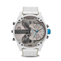 Hommes grand grand cadran montre mode horloge individuelle ceinture en Silicone 7419 montre à Quartz blanc sport heure d'affaires mâle Dz 211231260q