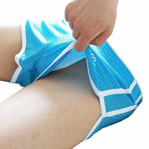 Hommes Board Shorts Jogging Fitn Pantalons de survêtement Quick Dry Fit Mâle Mesh Respirant Exercice d'entraînement Boxer Shorts h5Pa #