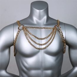 Hommes Body Chest Chain gay joyau sexy