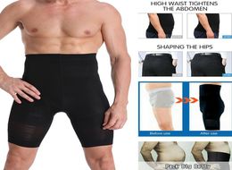 Men Body Shaper Taist Traineur High Taist Slimming Control Pantes Compression sous-vêtements Abdomen Short Shaper8849072