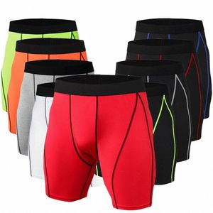 Mannen Bodybuilding Shorts Sneldrogend Fitn Workout Mannelijke Elastische Compri Panty Skinny Leggins sportkleding Running Shorts J1nT #