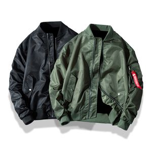 Hombres Bomber Chaquetas Casual Piloto Cortavientos Streetwear Hip Hop Ropa masculina Chaqueta Hombre Abrigo Otoño Nuevas llegadas, GA392 SH190906