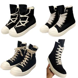 Boots High Low Top Femme Cuir Sneaker Milk Flavour Flat-Bottom Ow Shoe ing Lace Up Couple Leathers Dounding Rubber Sole Taille 35-47
