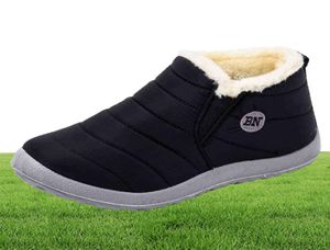Botas de hombres zapatos de invierno livianos para hombres botas de nieve impermeable calzado de invierno talla 47 resbalón en el tobillo unisex botas de invierno 212812119
