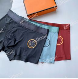 Men Boxers Underpant Briefs Designer Coton Breathable Underwear Casual Cust Unfort Confort