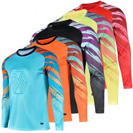 Hommes garçons maillot de football personnalisé gardien de but manches longues survêtement enfants et adultes football uniforme gardien de but survêtement 240301