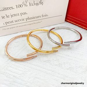 Bracelet de nail Designer pour femme Bracelet Designer Bracelet Nail Braceuse Bijoux Bijouaux Gold Bracelet