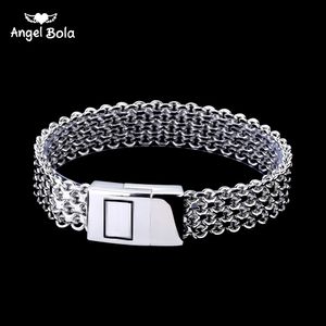 Bracelet homme couleur argent bouddha Bracelets Bracelet homme accessoire cadeau Hip Hop fête Rock bouddha bijoux