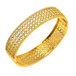 Men Bracelets Joyas Mujer Gold Diamond Bracelet latón, cobre