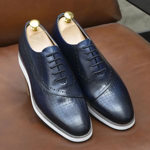 Hommes marque décontractée authentique pour le cuir hommes s oxfords lacet up baskets mode fashion chaussures quotidiennes extérieures mâle