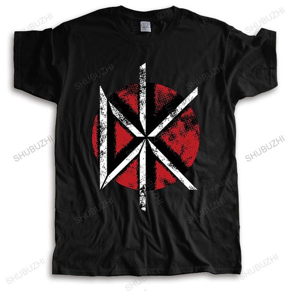 Moda de marca masculina, camisetas legais de verão, frete grátis, moletons masculinos Dead Kennedys Logo moletom de algodão Engraçado manga curta