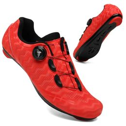 Men Deseisadores transpirables zapatillas de zapatillas Autohero Autoheb MTB Shoes Mountain Road Bicycle Cycle Trainers Racing Shoes Red 240518