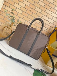 Mannen Aktentas Designer Classica Aktentasche Handtassen Laptoptas Handtas Mens Mode Casual Retro Hoge Capaciteit Crossbody Schoudertassen Topkwaliteit