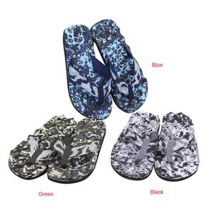 Hommes camouflage tongs flipples pantoufles chaussures sandales pantoufle intérieure extérieure décontractée non glissement sapato masculino 4045 240417