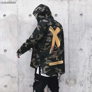 Hommes Camouflage veste X manteau Hip Hop Camo dimanche vestes taille américaine S-XL