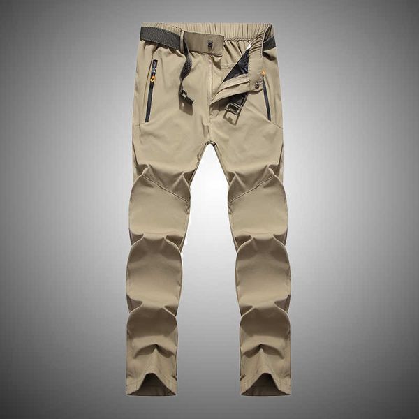 Hommes Pantalon Cargo Casual Pantalon Tactique Léger Respirant En Plein Air Randonnée Pantalon Imperméable Hommes Pantalons De Survêtement Pantalon L-6XL 210603