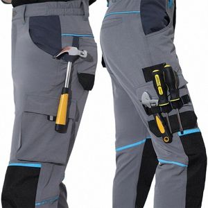 Hombres Pantalones de trabajo de carga Estiramiento alto Al aire libre Transpirable Comodidad Pantalones de senderismo Rodilleras Ajuste Combate táctico Ejército Pantalones de trabajo de carga g7l8 #