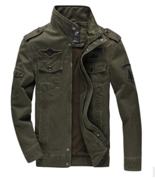 Vestes pour hommes Hommes Casual Army Pilot Automne Hiver Bomber Flight Jacket Manteaux à manches longues Vêtements masculins