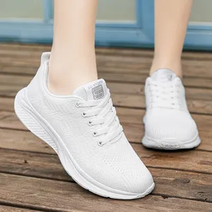 Chaussures noires décontractées pour les femmes Blue gris gai respirant confortable Couleur de baskette de sport confortable-87 Taille 35-42 492 COMTABLE 715 880