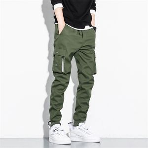 Mannen casual broek puur katoen outdoor tactische militaire joggingstraat hip-hop vrachtbroek plus size losse casual broek voor mannen 220311