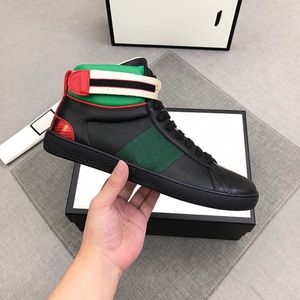 Scarpe casual da uomo vere sneakers in pelle Mocassini stringati alti Donna Luxurys Designer scarpe uomo con scatola Taglia 38-45 jnuy000002