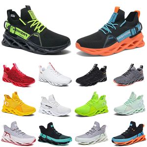 Men Casual schoenen Zwart Blue Oragne Witgroen Rood Geel Gray Green Green Mens Trainers Sports sneakers Maat 40-45