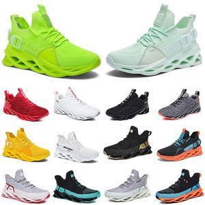 Men Casual schoenen Zwart Oragne Golden White Green Rood Geel Gray Green Green Mens Trainers Sports sneakers