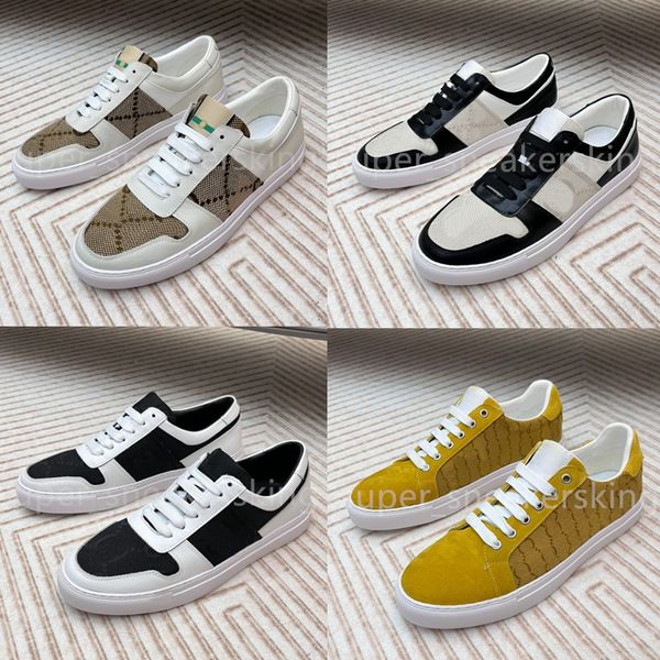 Hommes Casual Chaussures Classique Sneaker chaussures de designer White Stripe Splicing Canvas Sneakers Vintage Trainers Taille 38-45