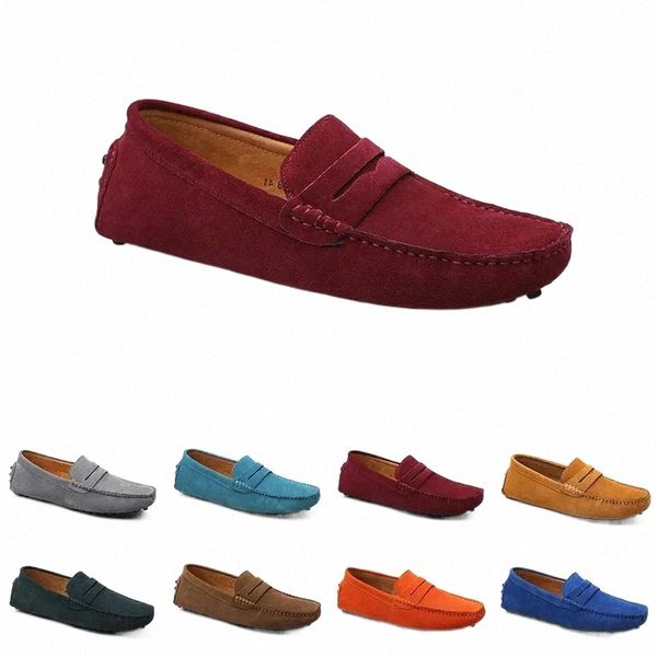 Hombres zapatos casuales Alpargatas océano azul marino Light Tan vino rojo taupe verde Sky Blue Burgundy Lavender burdeos para hombre zapatillas de deporte para correr al aire libre caminar sesenta 65CJ #