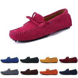 Men Casual schoenen Espadrilles Slippers Triple Black Navy Brown Wine Red Green Kaki Orange Mens S Outdoor Jogging Walking Twintig